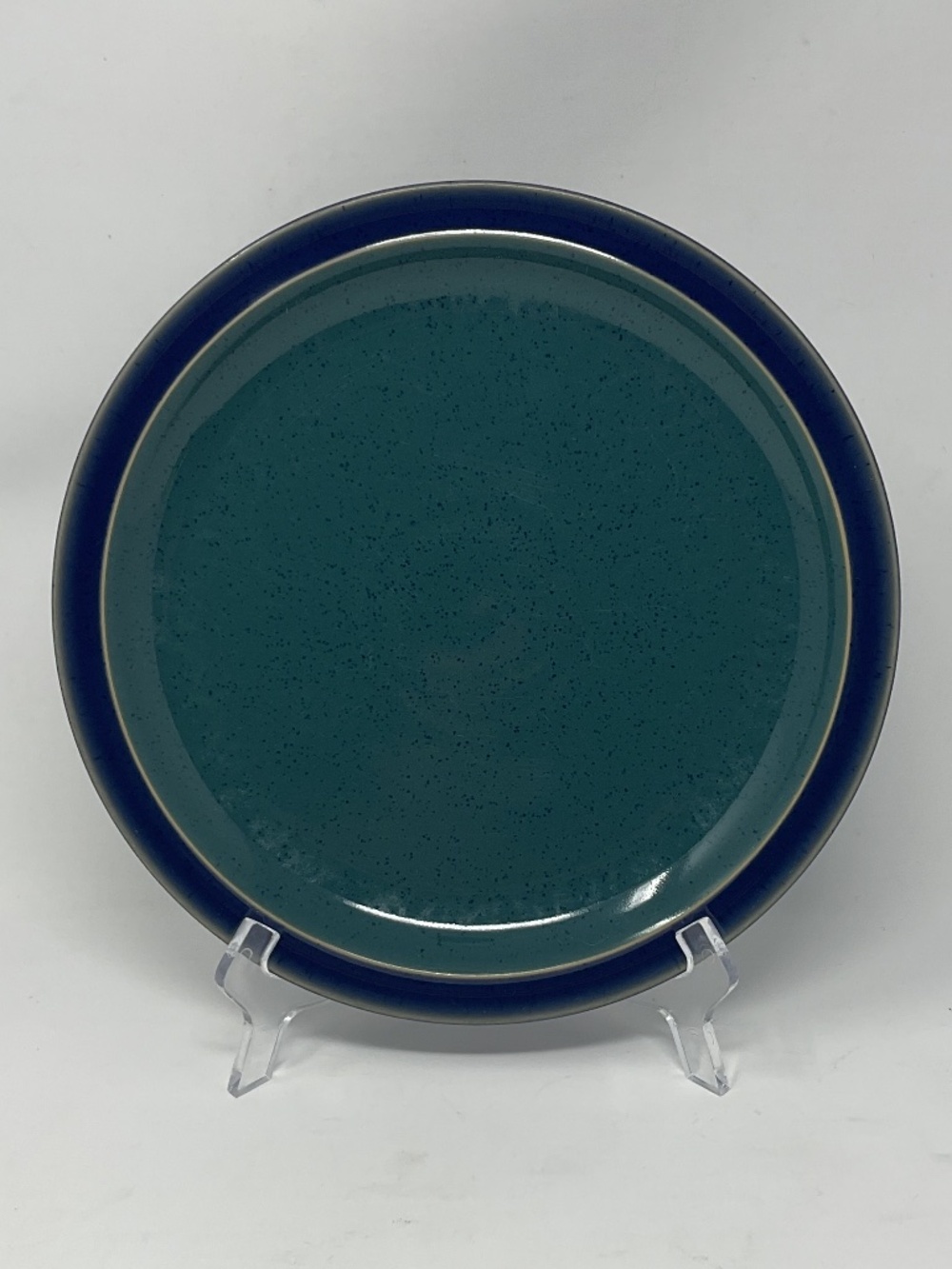 Denby Harlequin Green/Blue Dinner Plate (6 available)